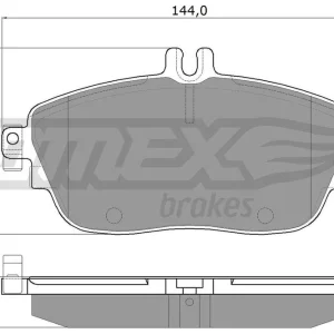 Zestaw klocków hamulcowych, hamulce tarczowe TOMEX BRAKES TX 18-06 Wyprzedaż