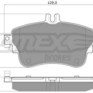 Zestaw klocków hamulcowych, hamulce tarczowe TOMEX BRAKES TX 18-07 Nowość