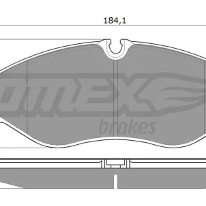 Bestseller Zestaw klocków hamulcowych, hamulce tarczowe TOMEX BRAKES TX 18-12