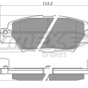 Zestaw klocków hamulcowych, hamulce tarczowe TOMEX BRAKES TX 18-31 Darmowa dostawa