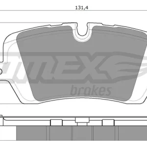 Zestaw klocków hamulcowych, hamulce tarczowe TOMEX BRAKES TX 18-34 Wysoka jakość
