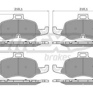 Do wyczerpania zapasów Zestaw klocków hamulcowych, hamulce tarczowe TOMEX BRAKES TX 18-61