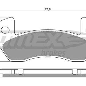 Zestaw klocków hamulcowych, hamulce tarczowe TOMEX BRAKES TX 18-83 Nowość