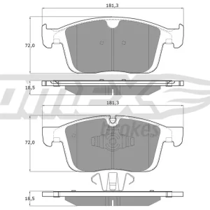Zestaw klocków hamulcowych, hamulce tarczowe TOMEX BRAKES TX 18-85 Ekspresowa dostawa