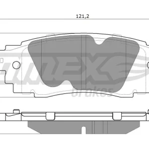 Zestaw klocków hamulcowych, hamulce tarczowe TOMEX BRAKES TX 18-98 Zamów teraz