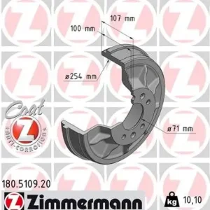 Bęben hamulcowy ZIMMERMANN 180.5109.20 Nowość