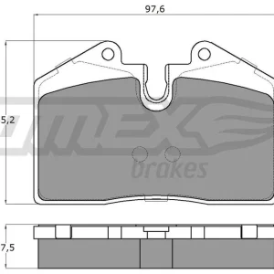 Zestaw klocków hamulcowych, hamulce tarczowe TOMEX BRAKES TX 18-02 Zamów dziś