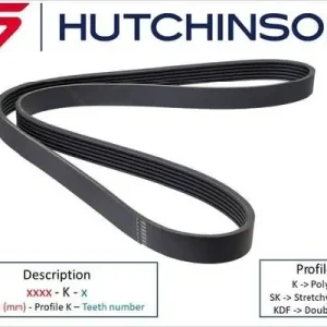 Wyjątkowa oferta Pasek klinowy wielorowkowy HUTCHINSON 1810 K 5