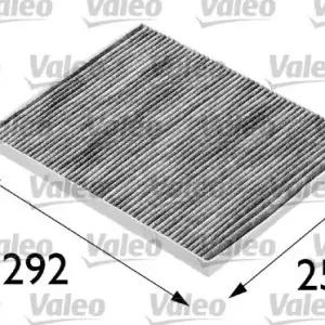 Rabat Filtr, wentylacja przestrzeni pasażerskiej VALEO 698688