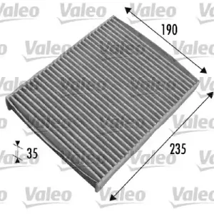 Filtr, wentylacja przestrzeni pasażerskiej VALEO 698693 Promocja