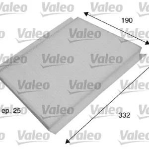 Oferta limitowana Filtr, wentylacja przestrzeni pasażerskiej VALEO 698701