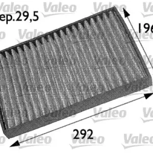 Filtr, wentylacja przestrzeni pasażerskiej VALEO 698709 Dostępne od ręki