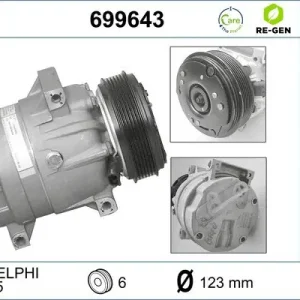 Bestseller Sprężarka, klimatyzacja VALEO 699643