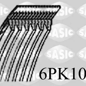 Cena promocyjna Pasek klinowy wielorowkowy SASIC 6PK1040