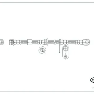 COR 19036993 CORTECO PRZEWÓD HAMULCOWY GIĘTKI MITSUBISHI Promocja