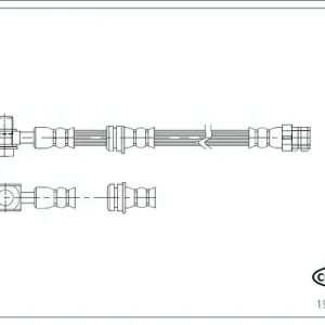 COR 19036998 CORTECO PRZEWÓD HAMULCOWY GIĘTKI VW TIGUAN 07-18 PRZÓD Zamów teraz