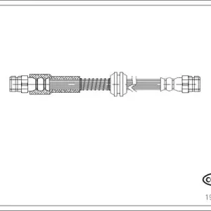 Obniżka ceny  COR 19037001 CORTECO PRZEWÓD HAMULCOWY GIĘTKI VW CADDY III 10-15 TYŁ