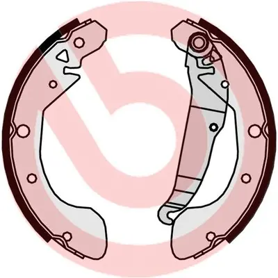 Wyjątkowa oferta Zestaw szczęk hamulcowych BREMBO S 10 516