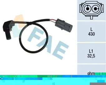 Oferta limitowana Czujnik obrotow walu korbowego FAE 79184 7700863523