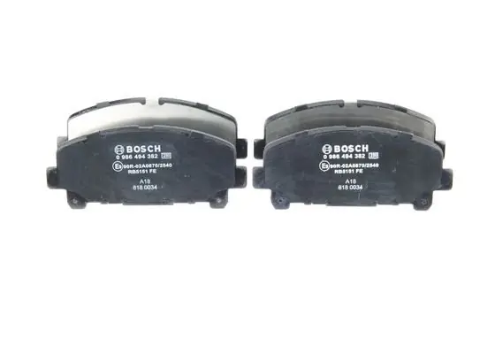 Klocki hamulcowe BOSCH 0986494382 45022TL0G50 Darmowa dostawa